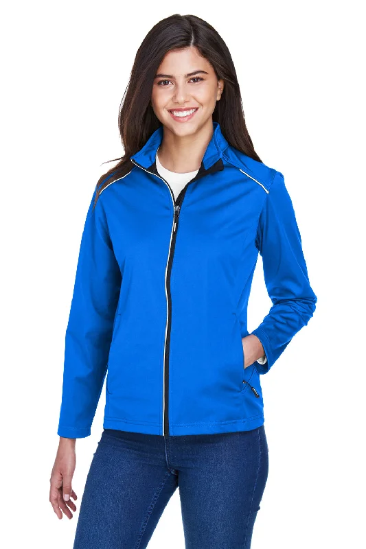 Core 365 Womens Techno Lite Water Resistant Full Zip Jacket - True Royal Blue