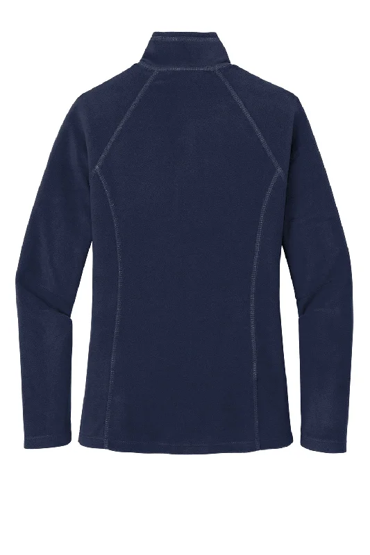 Eddie Bauer Womens Pill Resistant Microfleece Full Zip Jacket - Navy Blue