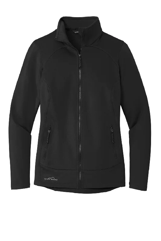 Eddie Bauer Womens Highpoint Pill Resistant Fleece Full Zip Jacket - Black