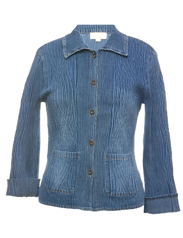 Medium Wash Denim Jacket - M