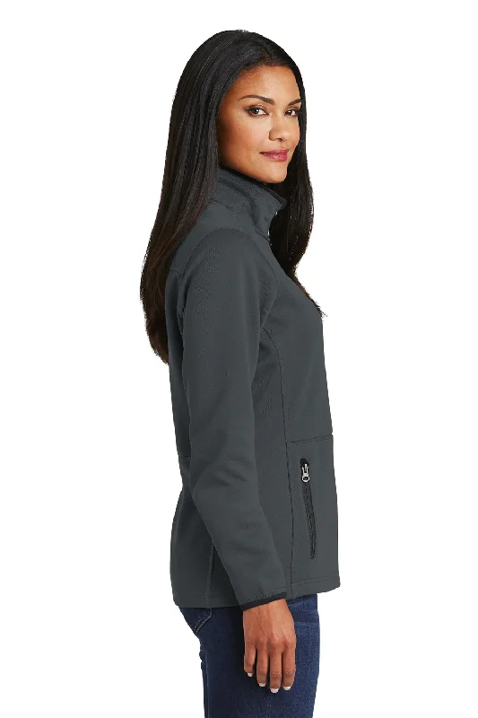 Port Authority Womens Full Zip Fleece Jacket - Graphite Grey