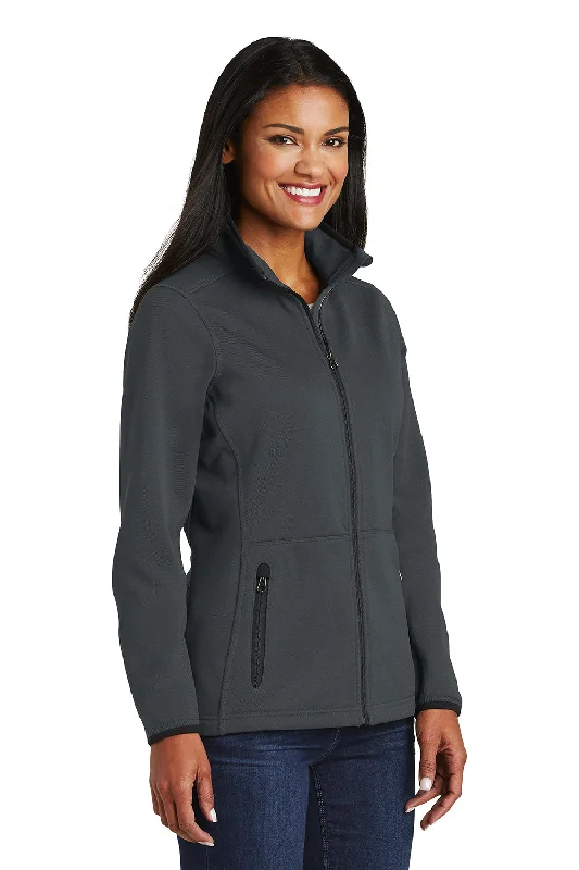 Port Authority Womens Full Zip Fleece Jacket - Graphite Grey