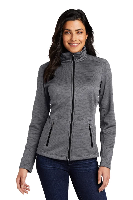 Port Authority Womens Full Zip Fleece Jacket - Black