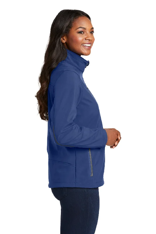 Port Authority Womens Welded Wind & Water Resistant Full Zip Jacket - Estate Blue