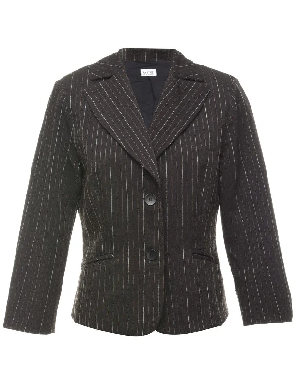 Striped Vintage Blazer - M