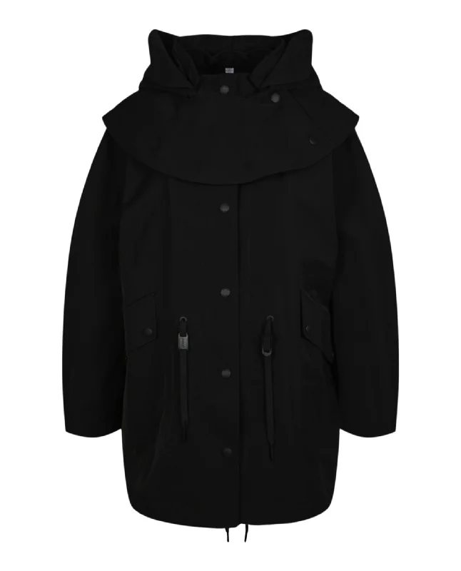 Tri-Layer Hooded Oversized Coat