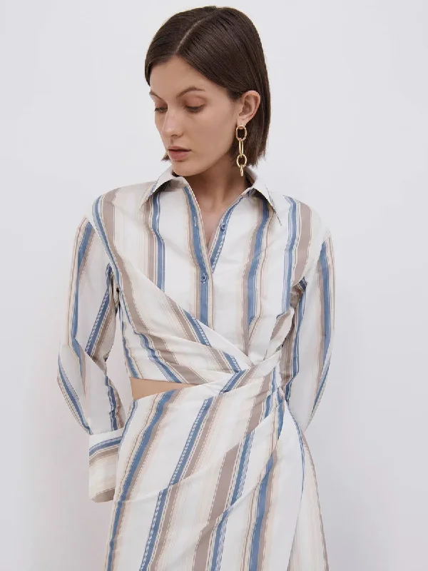 Marge Stripe Midi Dress