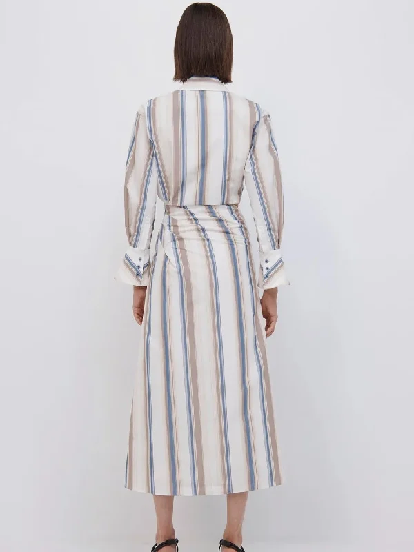 Marge Stripe Midi Dress