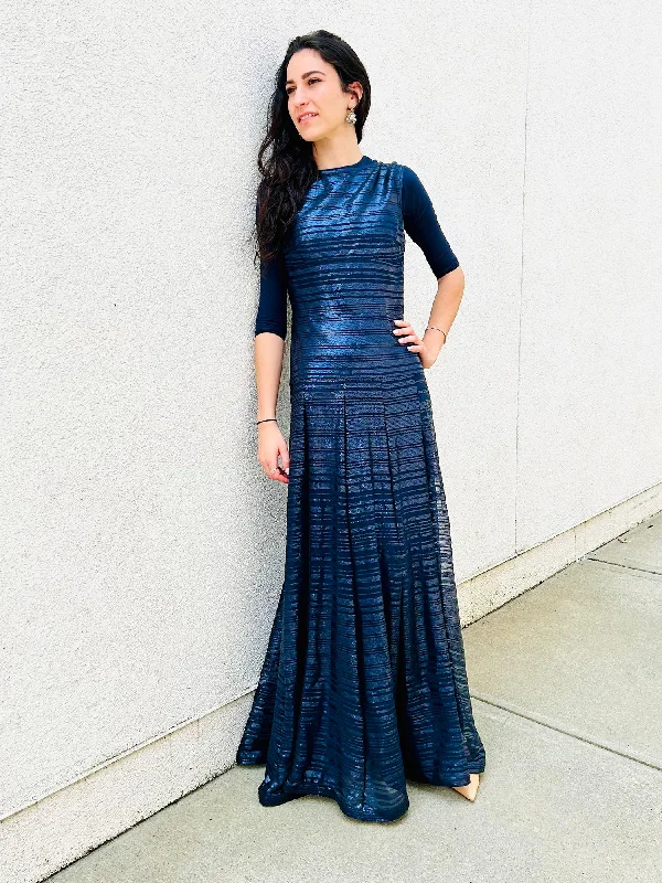 Tadashi Shoji Midnight Blues Gown