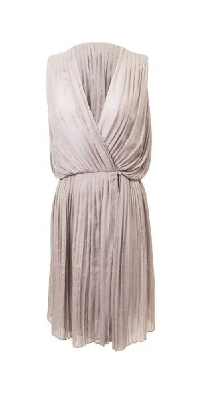 Robert Rodriguez Pleated Sleeveless Dress