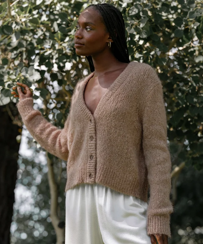 Mohair Boyfriend Cardigan