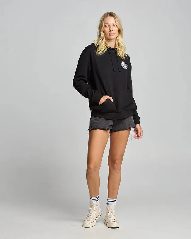 THE MAD HUEYS FK ALL CLUB MEMBER WOMENS PULLOVER BLACK