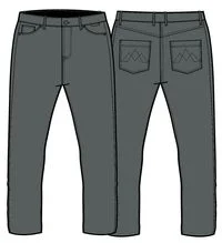 365 5 Pocket Trouser - Charcoal