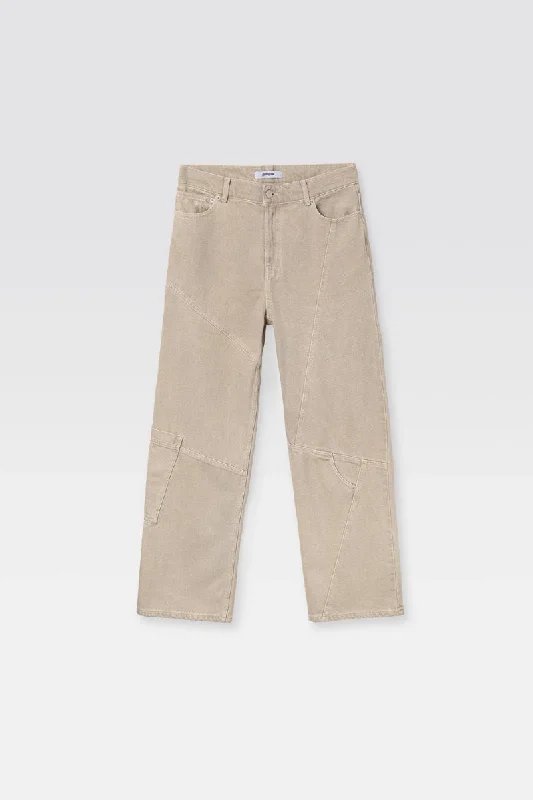 BEVERLY TROUSERS-ECRU