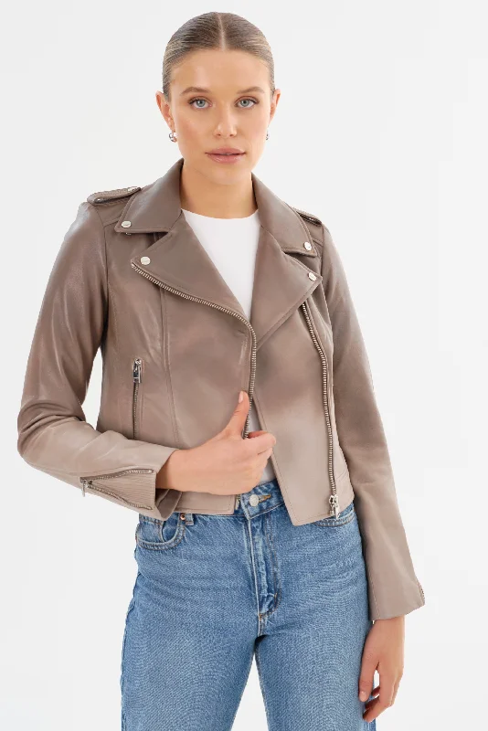 DONNA | Iconic Leather Biker Jacket