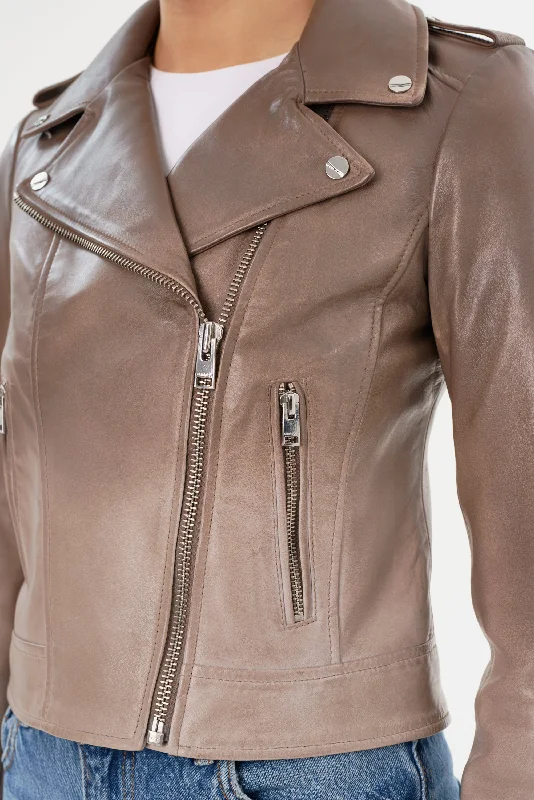 DONNA | Iconic Leather Biker Jacket