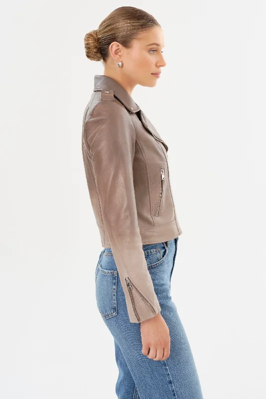 DONNA | Iconic Leather Biker Jacket