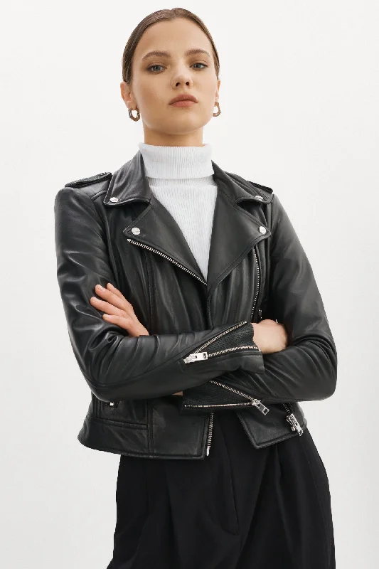 DONNA | Iconic Leather Biker Jacket