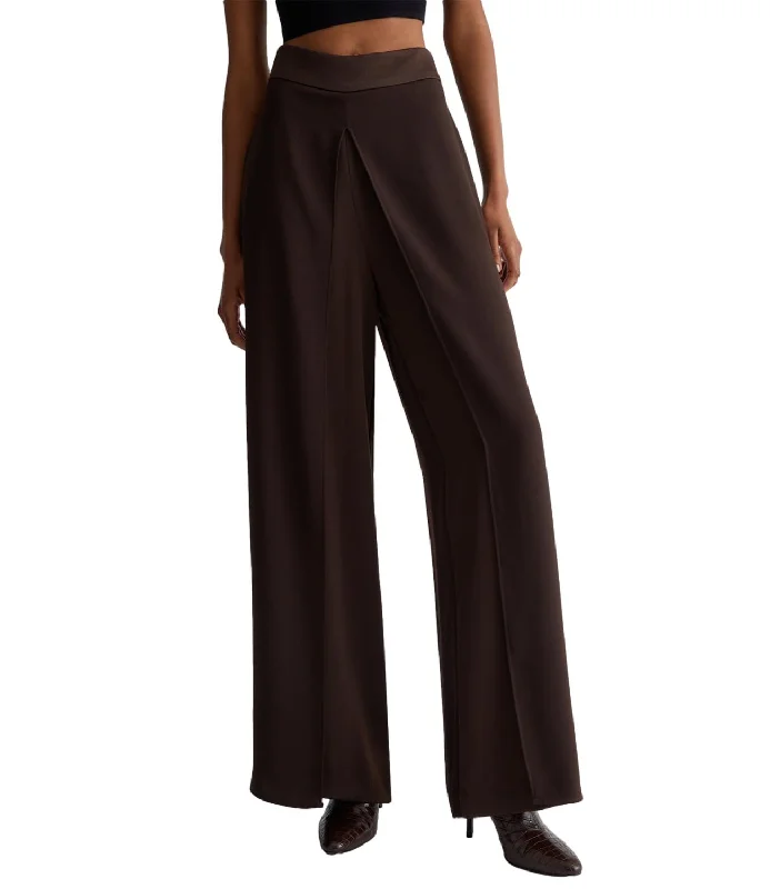 Liu Jo Pantalone Palazzo Chocolate Donna