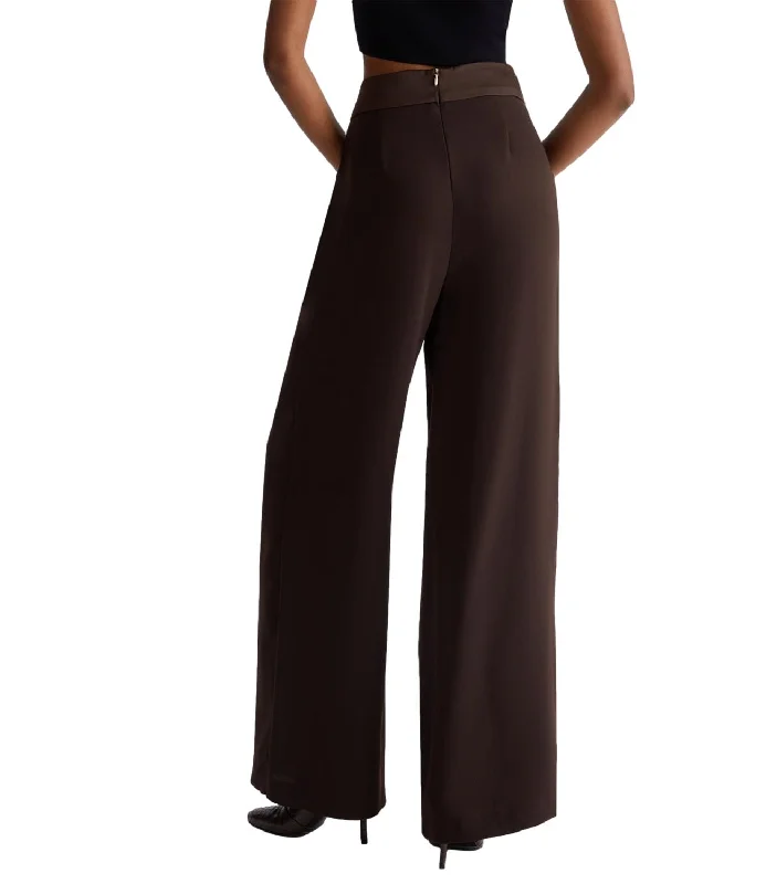 Liu Jo Pantalone Palazzo Chocolate Donna