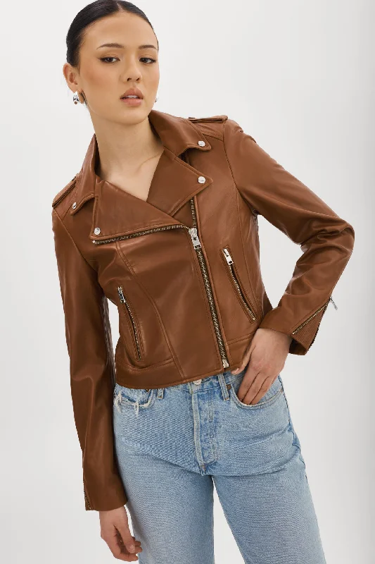 DONNA | Iconic Leather Biker Jacket