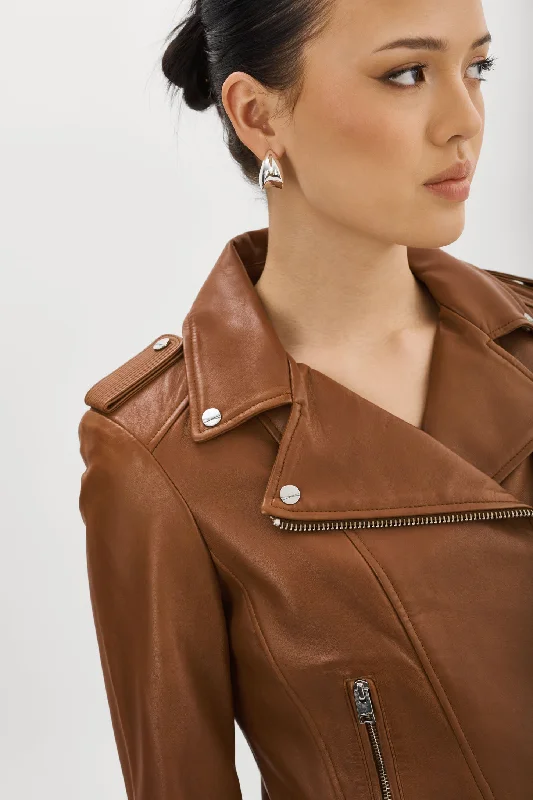 DONNA | Iconic Leather Biker Jacket