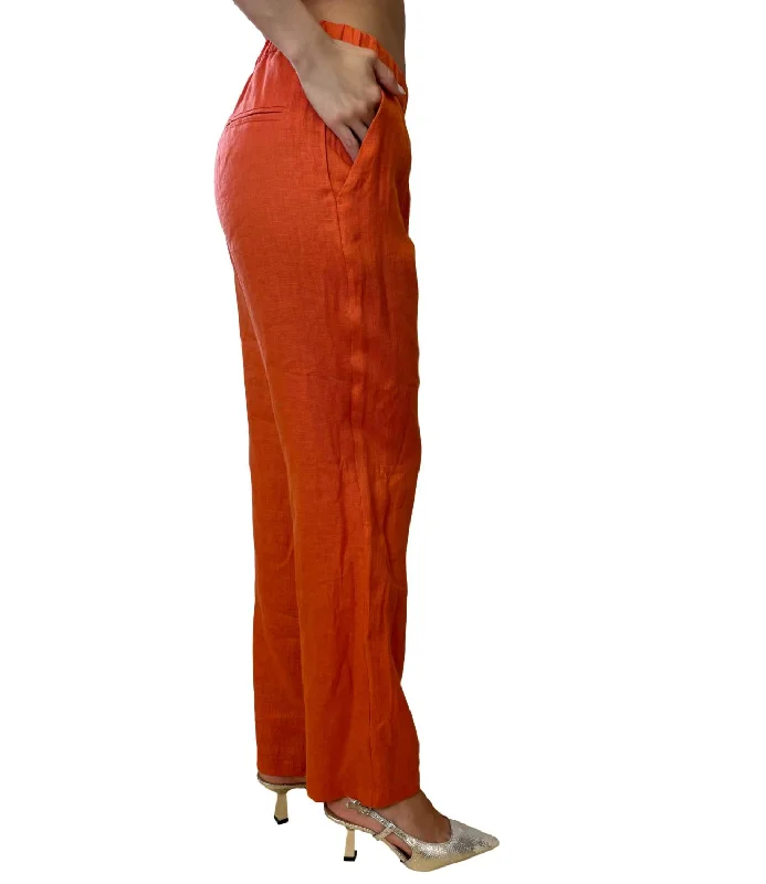 Vicolo Pantalone Arancio Donna