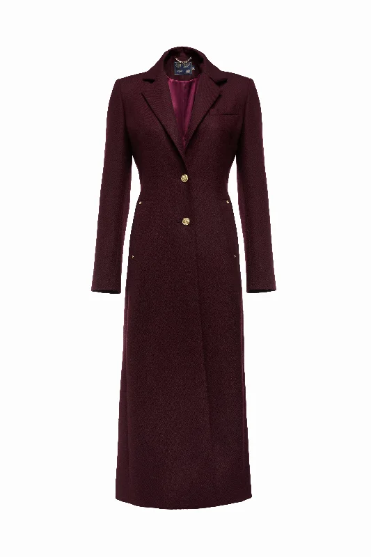 Full Length Regency Coat (Mulberry)