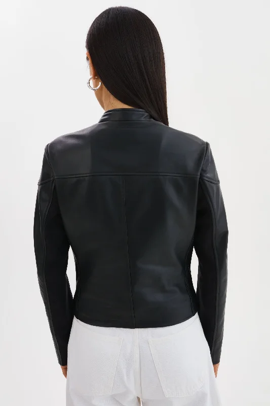 HIRA | Fitted Leather Jacket