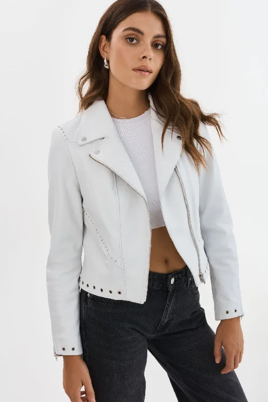 IDETTA | Leather Biker Jacket