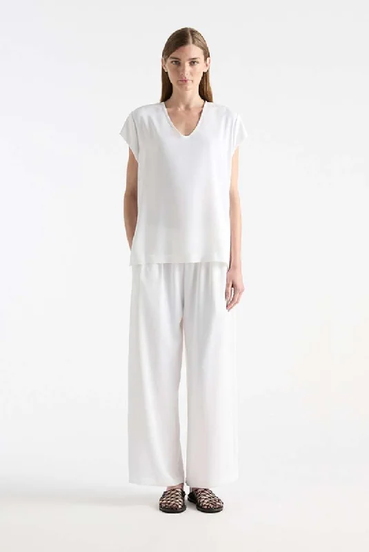 Pace Pant in White F617 1740 by MELA PURDIE