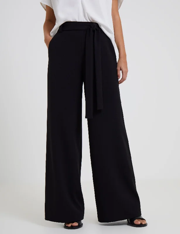 Whisper Belted Palazzo Trousers