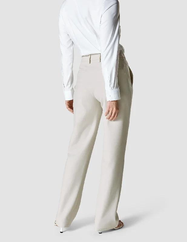 Essential Pants Straight Off White