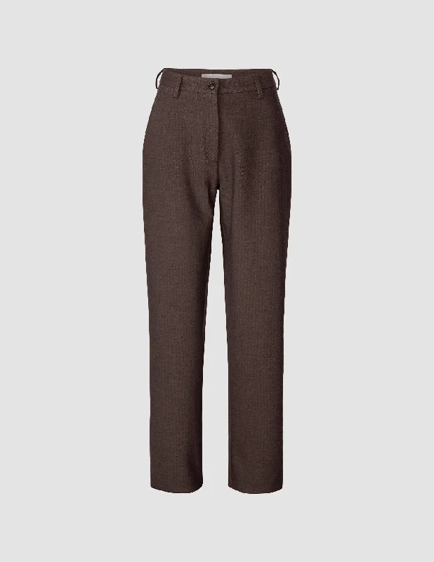 No. 1 Pants Straight Dark Chocolate