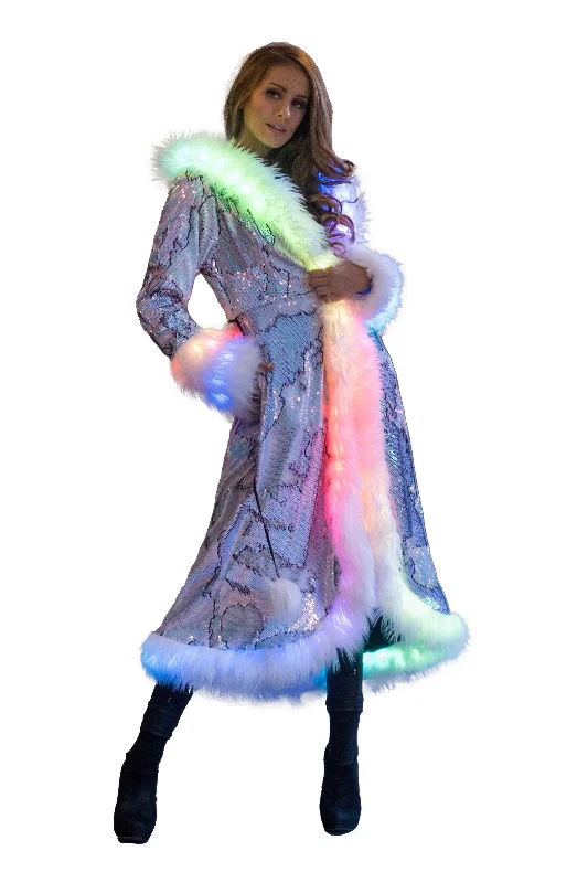 Women's LED Sequin Temptress Coat in ""Fairy""