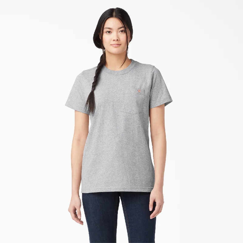 Dickies Women's Heavyweight Short Sleeve Pocket T-Shirt