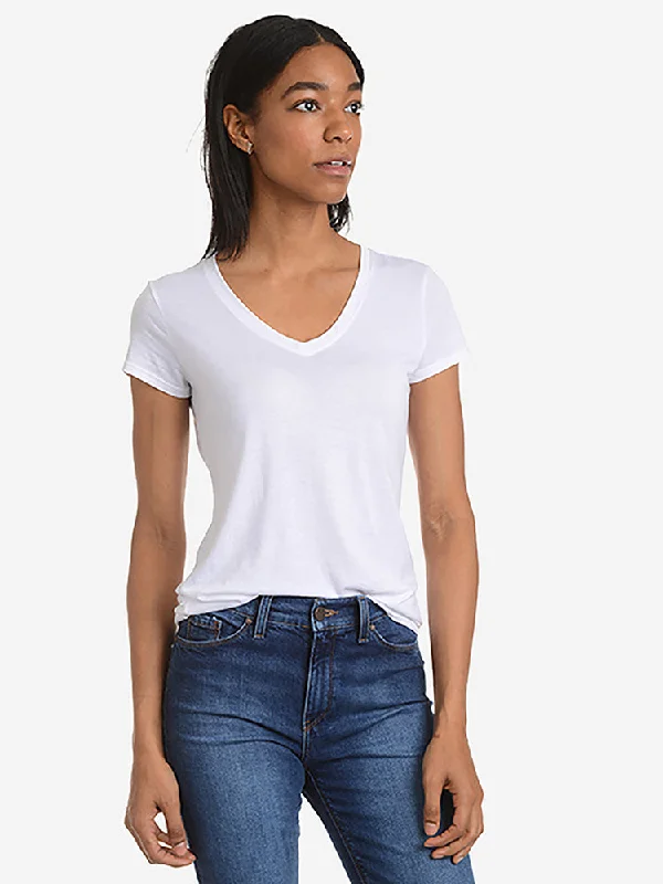 Fitted V-Neck Marcy Tee