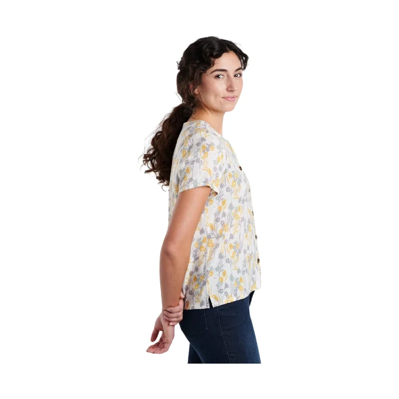 Kuhl Women's Hadley Short Sleeve Top - Ivory Print