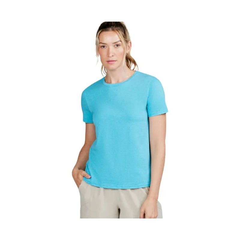 Tasc Women's All Day Short Sleeve T Shirt - Capri Heather