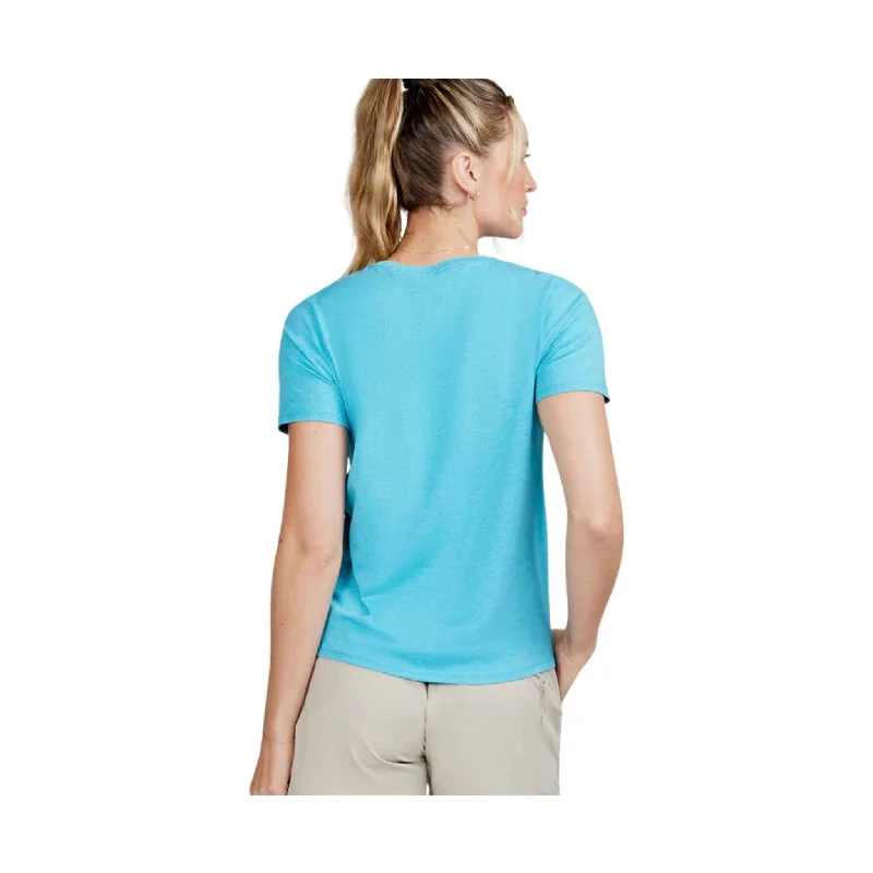 Tasc Women's All Day Short Sleeve T Shirt - Capri Heather