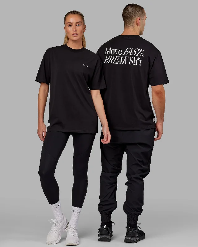 Unisex VS5 FLXCotton Tee Oversize - Black-White