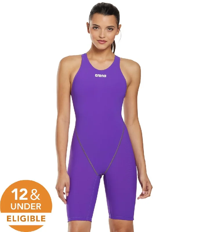 Arena Women's Powerskin ST 2.0 Open Back Tech Suit Swimsuit Purple