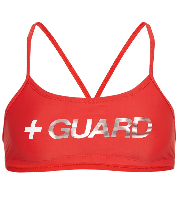 Nike Women's Lifeguard Racerback Bikini Top University Red