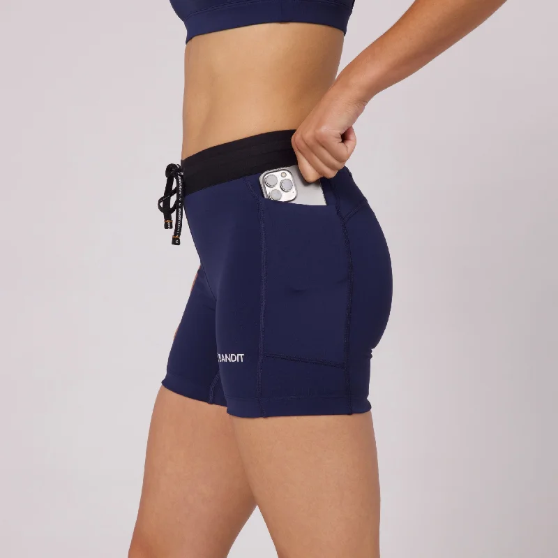 Stamina™  5"" Compression Short, Women's - NY Navy