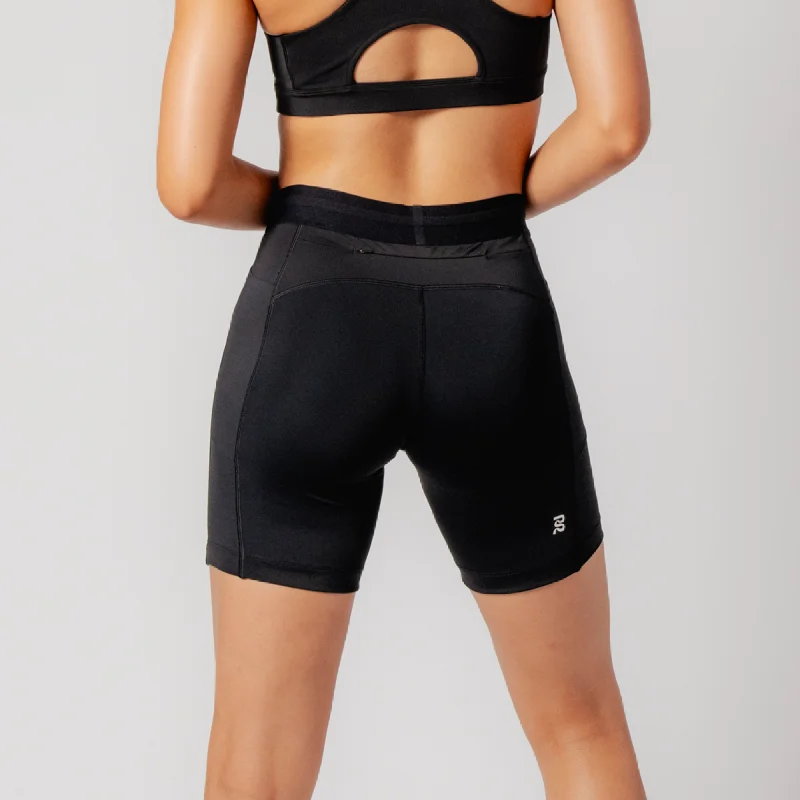 Stamina™ 7"" Compression Short, Women's - Black