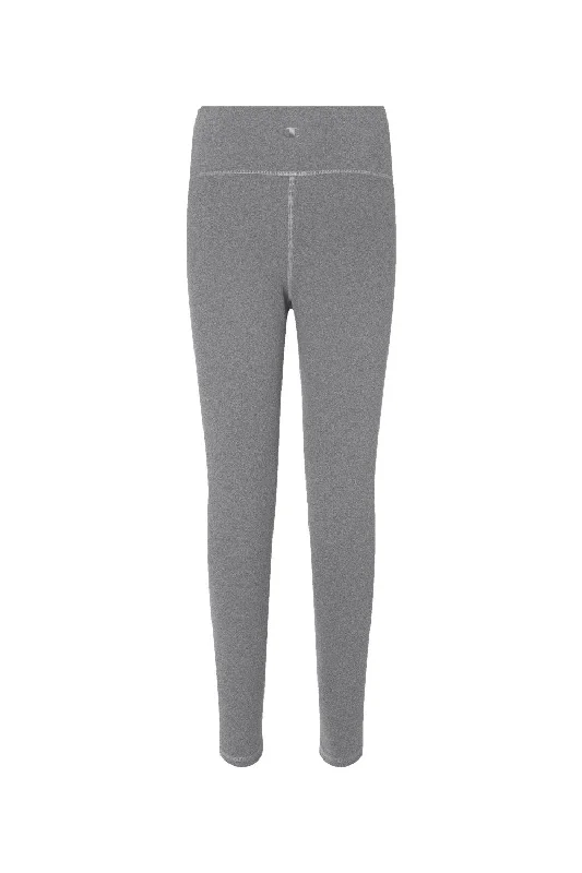 Champion Womens Sport Soft Touch Leggings w/ Pocket - Heather Grey - NEW