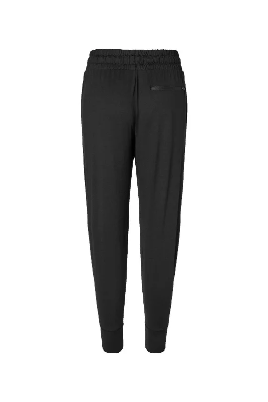 Holloway Womens Eco Revive Ventura Moisture Wicking Jogger Sweatpants w/ Pockets - Black - NEW