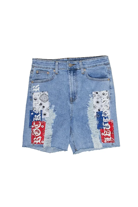 Jayda Bermuda Short-Light Wash