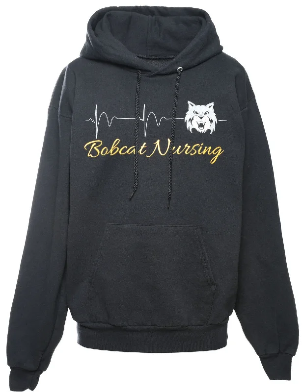 Bobcat Nursing Printed Hoodie - M