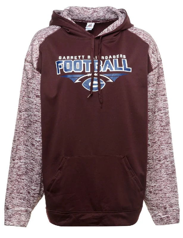 Garret Football Printed Hoodie - XL